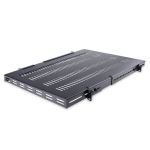 StarTech.com 1U 4-Post Adjustable Vented Server Rack Mount Shelf StarTech.com 1U 4-Post Adjustable Vented Server Rack Mount Shelf