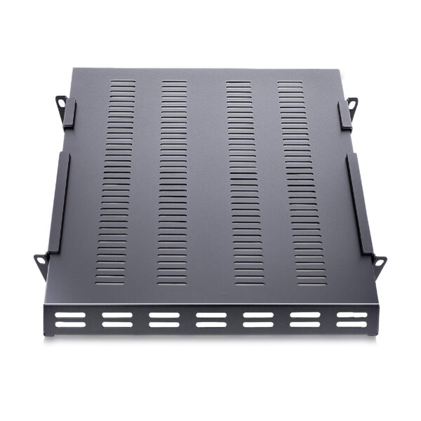 StarTech.com 1U 4-Post Adjustable Vented Server Rack Mount Shelf StarTech.com 1U 4-Post Adjustable Vented Server Rack Mount Shelf