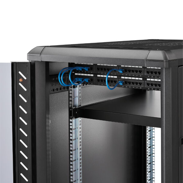 StarTech.com 1U 4-Post Adjustable Server Rack Mount Shelf StarTech.com 1U 4-Post Adjustable Server Rack Mount Shelf