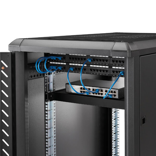 StarTech.com 1U 4-Post Adjustable Server Rack Mount Shelf StarTech.com 1U 4-Post Adjustable Server Rack Mount Shelf
