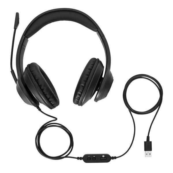 Targus AEH102GL headphones/headset Wired Head-band Calls/Music USB