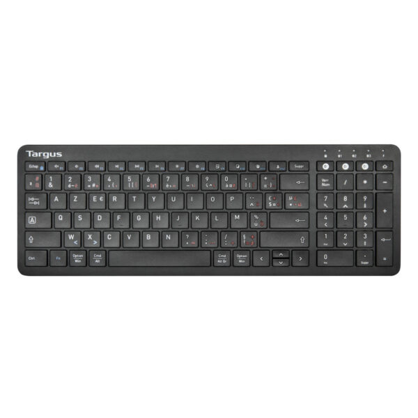 Targus AKB863BE keyboard Home Bluetooth AZERTY Belgian Black