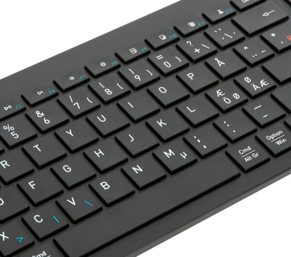 Targus AKB863NO keyboard Universal Bluetooth QWERTY Nordic Black