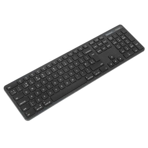 Targus EcoSmart AKB873UK keyboard Universal RF Wireless + Bluetooth Targus EcoSmart AKB873UK keyboard Universal RF Wireless + Bluetooth