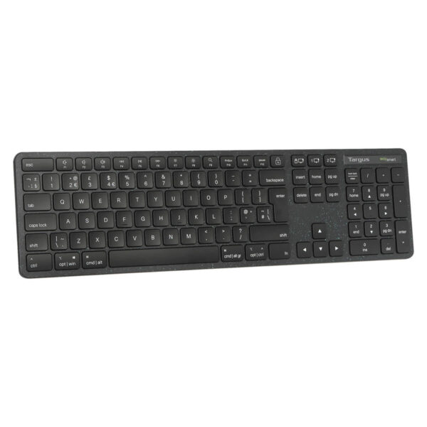 Targus EcoSmart AKB873UK keyboard Universal RF Wireless + Bluetooth Targus EcoSmart AKB873UK keyboard Universal RF Wireless + Bluetooth