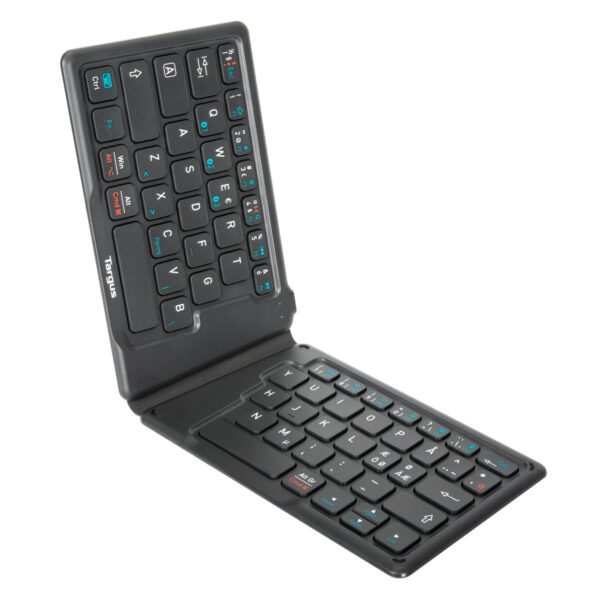 Targus AKF003NO keyboard Universal Bluetooth QWERTY Nordic Black Targus AKF003FR keyboard Universal Bluetooth AZERTY French Black