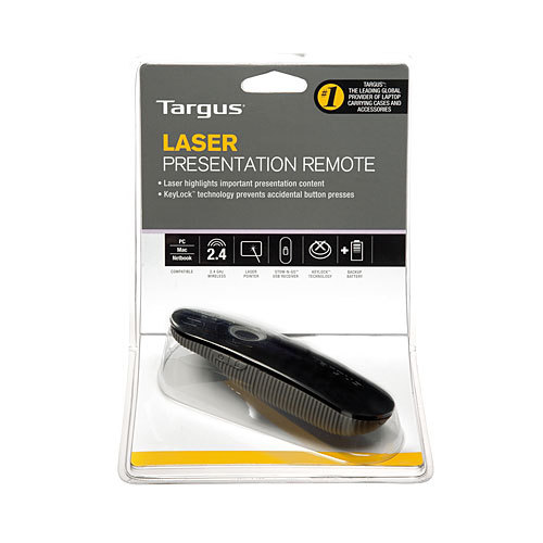 Targus Laser Presentation Remote wireless presenter Black, Grey Targus Laser Presentation Remote wireless presenter Black, Grey