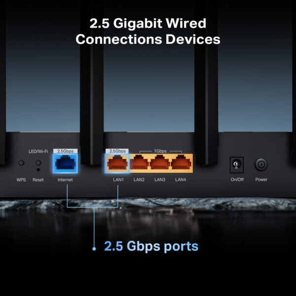 TP-Link Archer BE400 wireless router 2.5 Gigabit Ethernet Dual-band TP-Link Archer BE400 wireless router 2.5 Gigabit Ethernet Dual-band