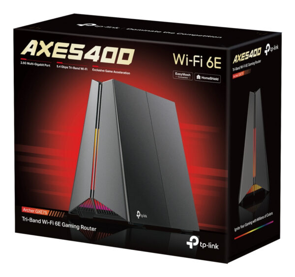 TP-Link Archer GXE75 wireless router 2.5 Gigabit Ethernet Tri-band