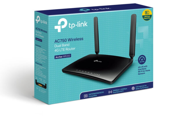 TP-Link AC750 Wireless Dual Band 4G LTE Router TP-Link AC750 Wireless Dual Band 4G LTE Router