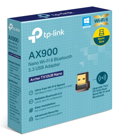 TP-Link Archer TX10UB Nano Bluetooth 600 Mbit/s TP-Link Archer TX10UB Nano Bluetooth 600 Mbit/s