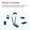 TP-Link AX1800 Wi-Fi 6 Bluetooth 5.2 PCIe Adapter TP-Link AX1800 Wi-Fi 6 Bluetooth 5.2 PCIe Adapter