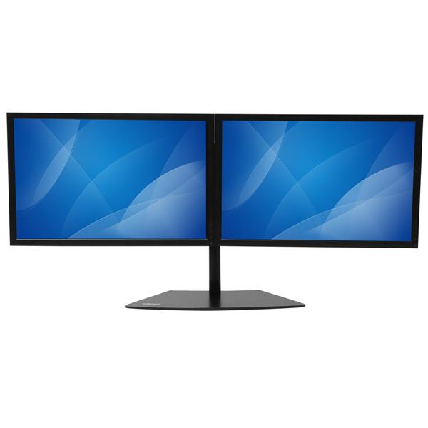 StarTech.com Dual-Monitor Stand - Horizontal - Black StarTech.com Dual-Monitor Stand - Horizontal - Black