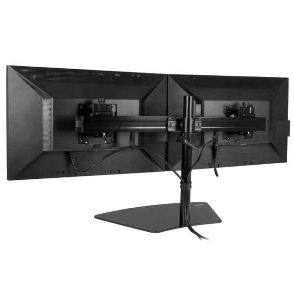 StarTech.com Dual-Monitor Stand - Horizontal - Black StarTech.com Dual-Monitor Stand - Horizontal - Black