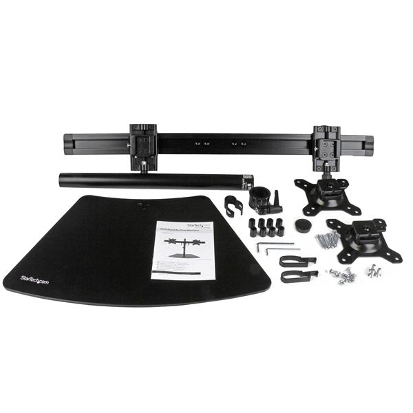 StarTech.com Dual-Monitor Stand - Horizontal - Black StarTech.com Dual-Monitor Stand - Horizontal - Black