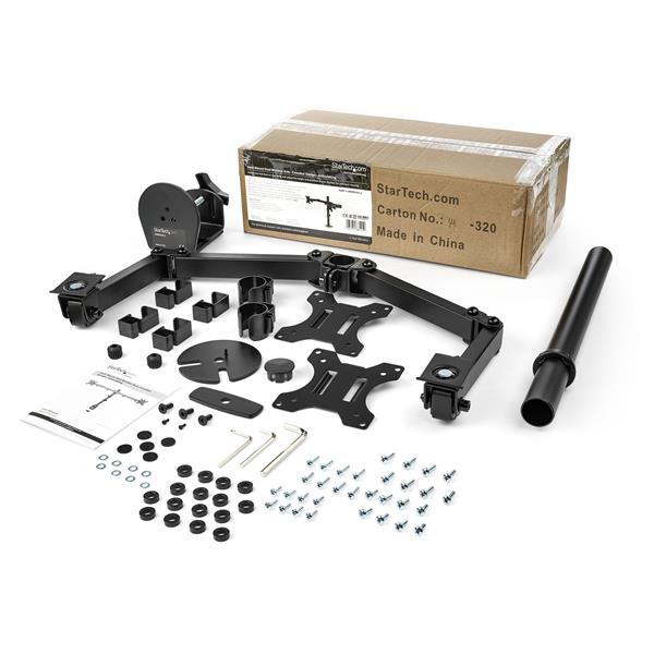 StarTech.com Desk Mount Dual Monitor Arm - Desk Clamp / Grommet VESA StarTech.com Desk Mount Dual Monitor Arm - Desk Clamp / Grommet VESA