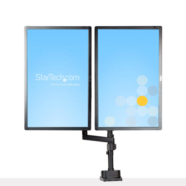 StarTech.com Desk Mount Dual Monitor Arm, Full Motion Monitor Mount