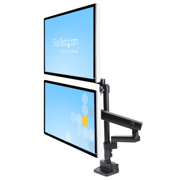 StarTech.com Desk Mount Dual Monitor Arm, Full Motion Monitor Mount