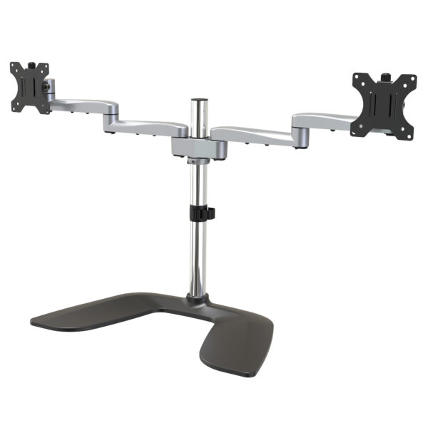 StarTech.com Dual Monitor Stand - Ergonomic Desktop Monitor Stand for