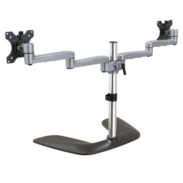 StarTech.com Dual Monitor Stand - Ergonomic Desktop Monitor Stand for