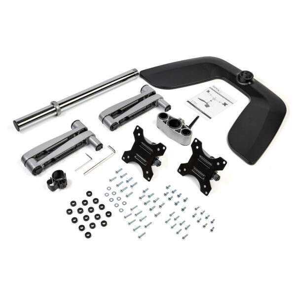 StarTech.com Dual Monitor Stand - Ergonomic Desktop Monitor Stand for