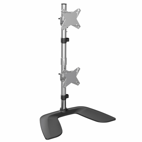 StarTech.com Vertical Dual Monitor Stand - Ergonomic Desktop Stacked