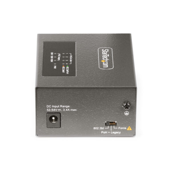 StarTech.com 4-Port Multi-Gigabit PoE++ Injector, 5/2.5/1G Ethernet
