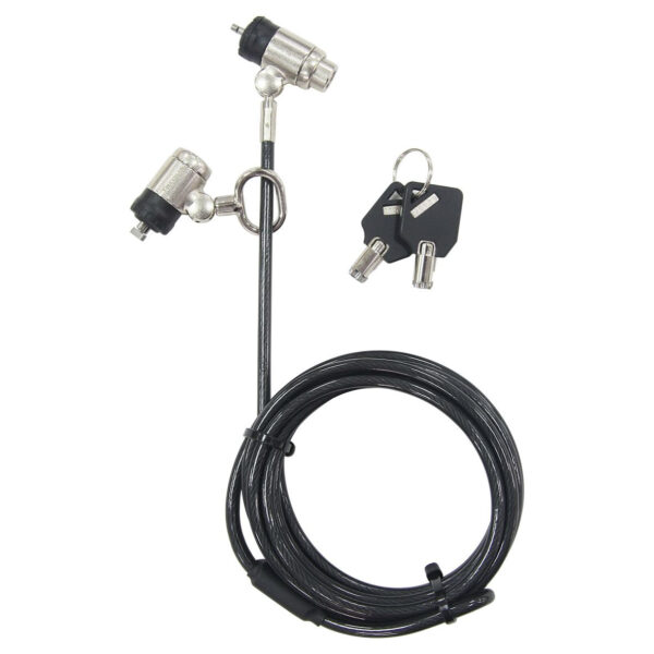 Targus DEFCON P2MKL cable lock Grey 1.8 m