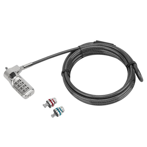 Targus ASP86GLX-25-S cable lock Silver Targus ASP86GLX-25-S cable lock Silver