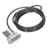 Targus ASP96RGLX cable lock Silver 2 m Targus ASP96RGLX cable lock Silver 2 m