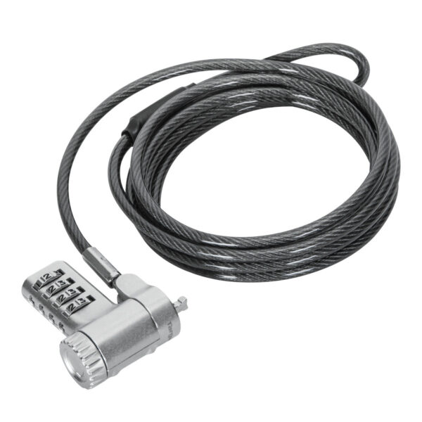 Targus ASP96RGLX cable lock Silver 2 m Targus ASP96RGLX cable lock Silver 2 m
