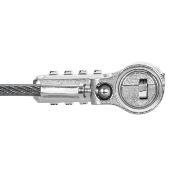 Targus ASP96RGLX cable lock Silver 2 m Targus ASP96RGLX cable lock Silver 2 m