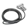Targus ASP96RGLX cable lock Silver 2 m Targus ASP96RGLX cable lock Silver 2 m