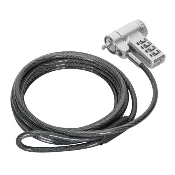 Targus ASP96RGLX cable lock Silver 2 m Targus ASP96RGLX cable lock Silver 2 m