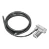 Targus ASP96RGLX cable lock Silver 2 m Targus ASP96RGLX cable lock Silver 2 m