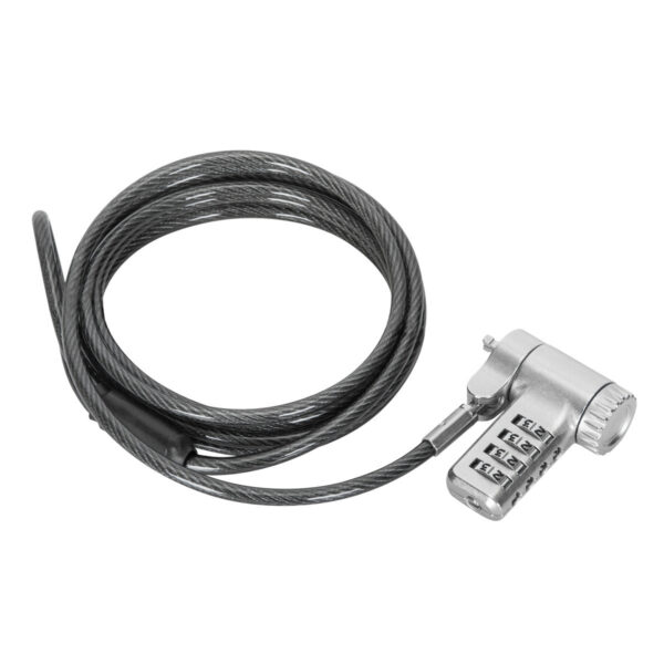 Targus ASP96RGLX cable lock Silver 2 m Targus ASP96RGLX cable lock Silver 2 m