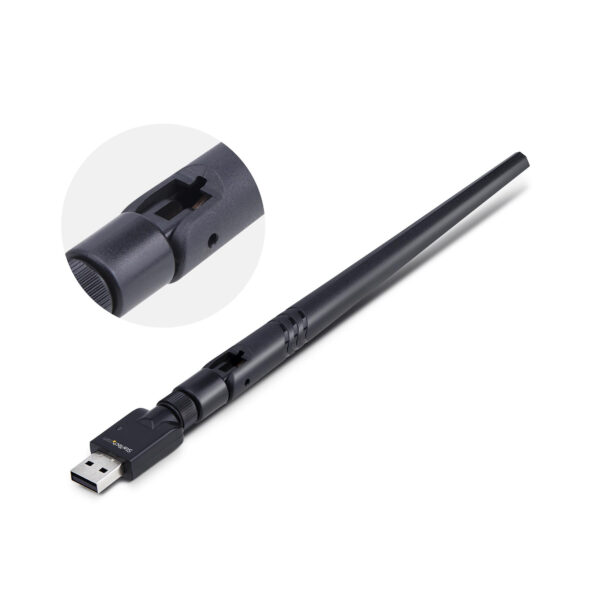 StarTech.com USB Bluetooth 5.3 Class 1 Adapter Dongle for PC/Laptop,