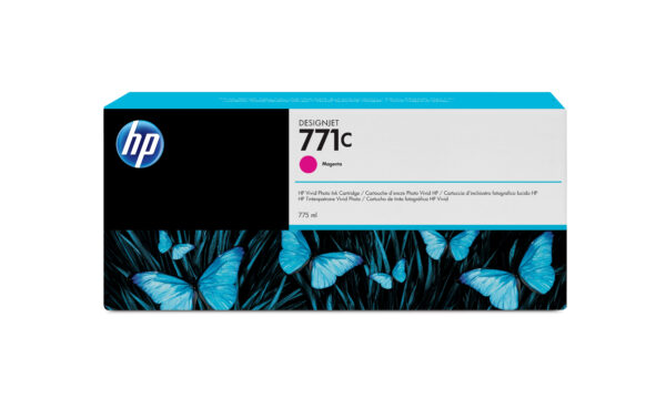 HP 771C 775-ml Magenta DesignJet Ink Cartridge HP 771C 775-ml Yellow DesignJet Ink Cartridge