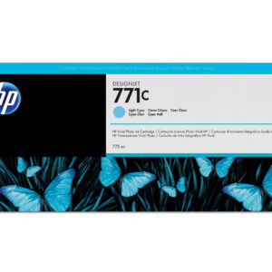 HP 771C 775-ml Light Cyan DesignJet Ink Cartridge HP 771C 775-ml Light Cyan DesignJet Ink Cartridge