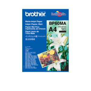 Brother BP-60MA printing paper A4 (210x297 mm) Matte 25 sheets White Brother BP-60MA printing paper A4 (210x297 mm) Matte 25 sheets White