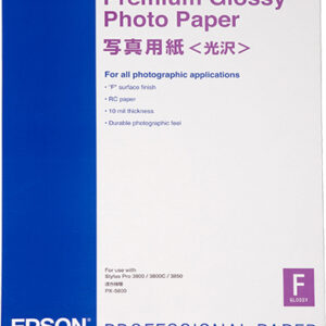 Epson Premium Glossy Photo Paper, DIN A2, 255g/m², 25 Sheets