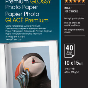 Epson Premium Glossy Photo Paper - 10x15cm - 40 Sheets