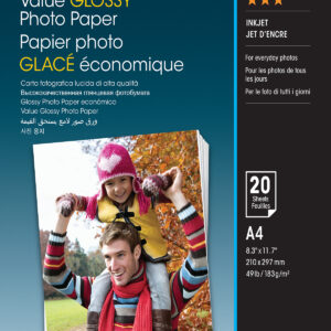 Epson Value Glossy Photo Paper - A4 - 20 sheets Epson Value Glossy Photo Paper - A4 - 20 sheets