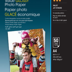 Epson Value Glossy Photo Paper - A4 - 50 sheets Epson Value Glossy Photo Paper - A4 - 50 sheets