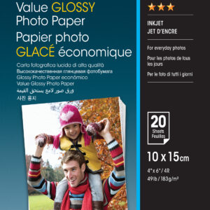 Epson Value Glossy Photo Paper - 10x15cm - 20 sheets Epson Value Glossy Photo Paper - 10x15cm - 20 sheets