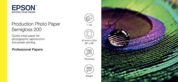 Epson Photo Paper Semigloss 200 White Semi-gloss Epson Photo Paper Semigloss 200 White Semi-gloss