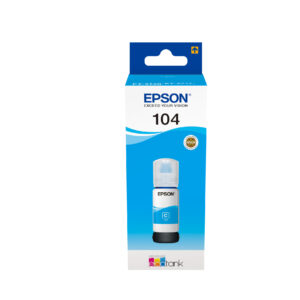 Epson 104 EcoTank Cyan ink bottle Epson 104 EcoTank Cyan ink bottle