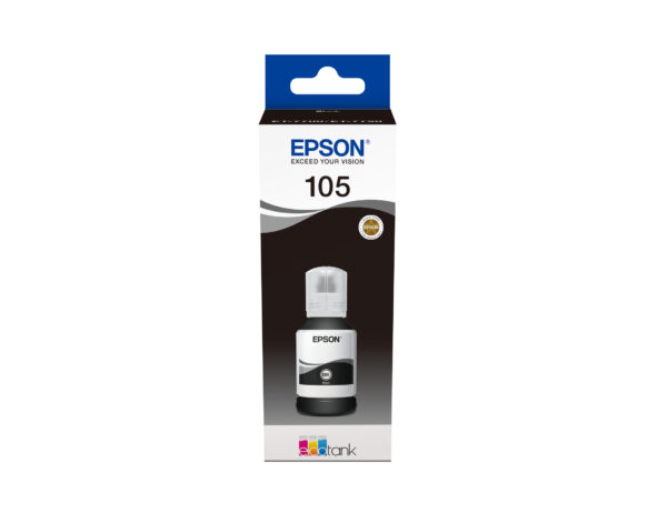 Epson 105 EcoTank Pigment Black ink bottle Epson 105 EcoTank Pigment Black ink bottle