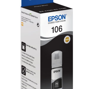 Epson 106 EcoTank Photo Black ink bottle Epson 106 EcoTank Photo Black ink bottle