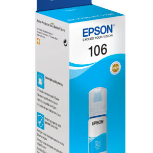Epson 106 EcoTank Cyan ink bottle Epson 106 EcoTank Cyan ink bottle